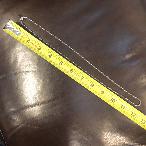 SAMUEL B Oxidized Silver Necklace Popcorn Chain 24 inches 3mm - Picture 9 of 15